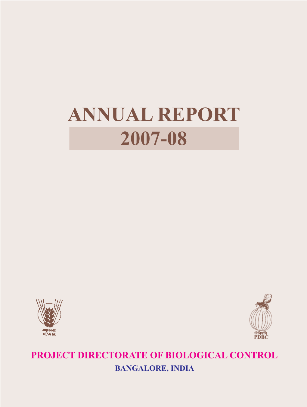 Annual Report 2007-08