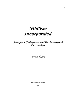 Nihilism Incorporated