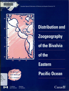 Distribution and Zoogeography of the Bivalvia of the Eastern Pacific Ocean