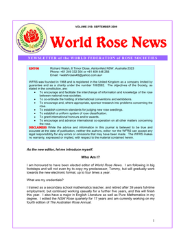 World Rose News