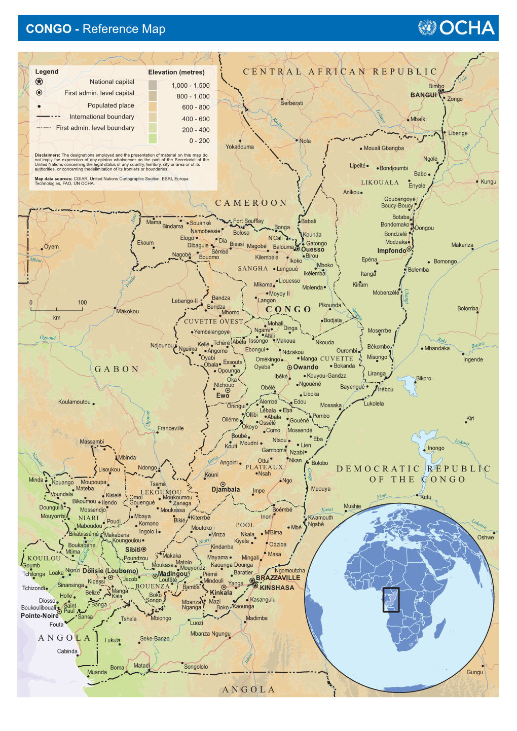 CONGO - Reference Map