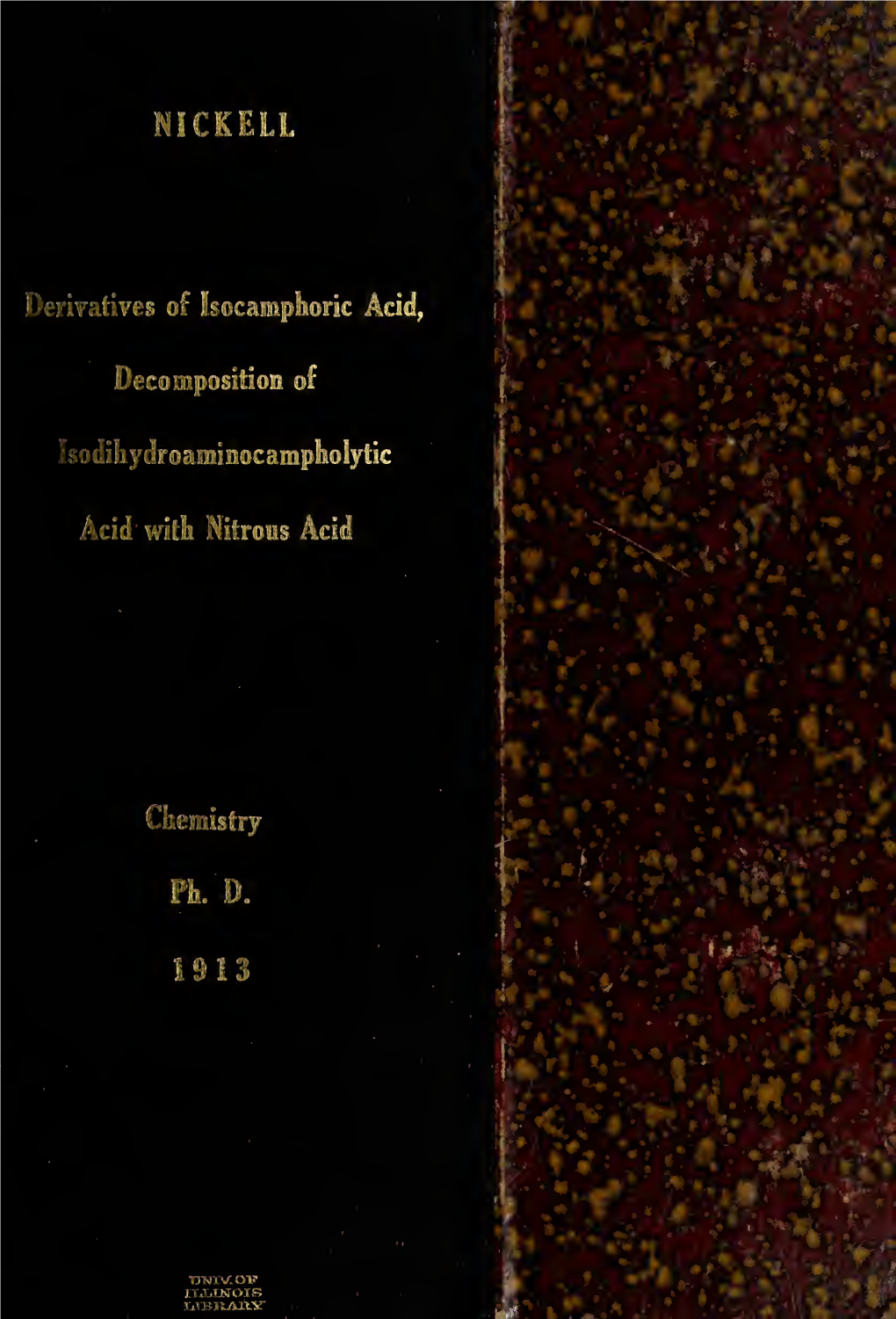 Derivatives of Isocamphoric Acid, Decomposition of Isodihydroaminocampholytic Acid with Nitrous Acid