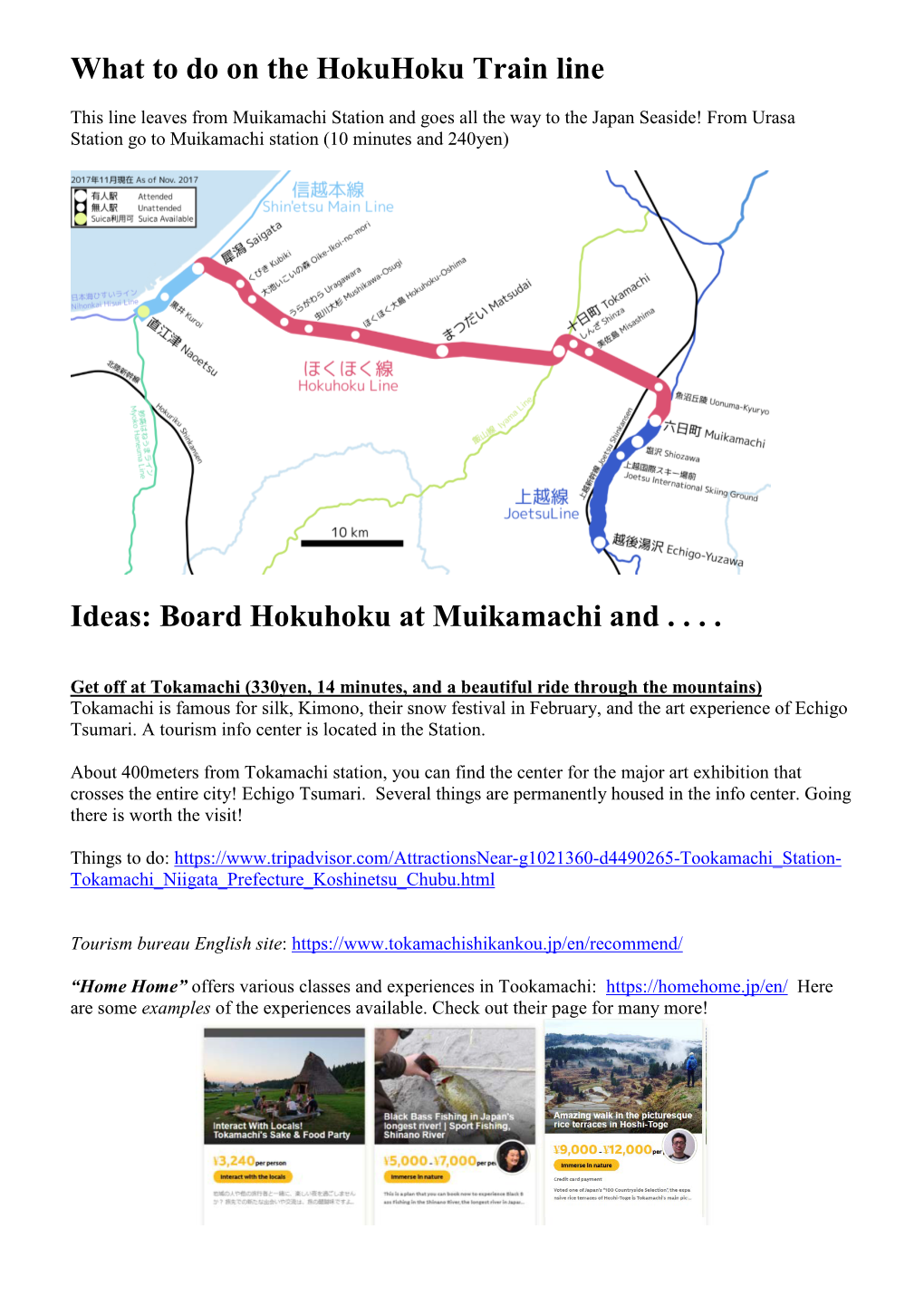What to Do on the Hokuhoku Train Line Ideas: Board Hokuhoku At