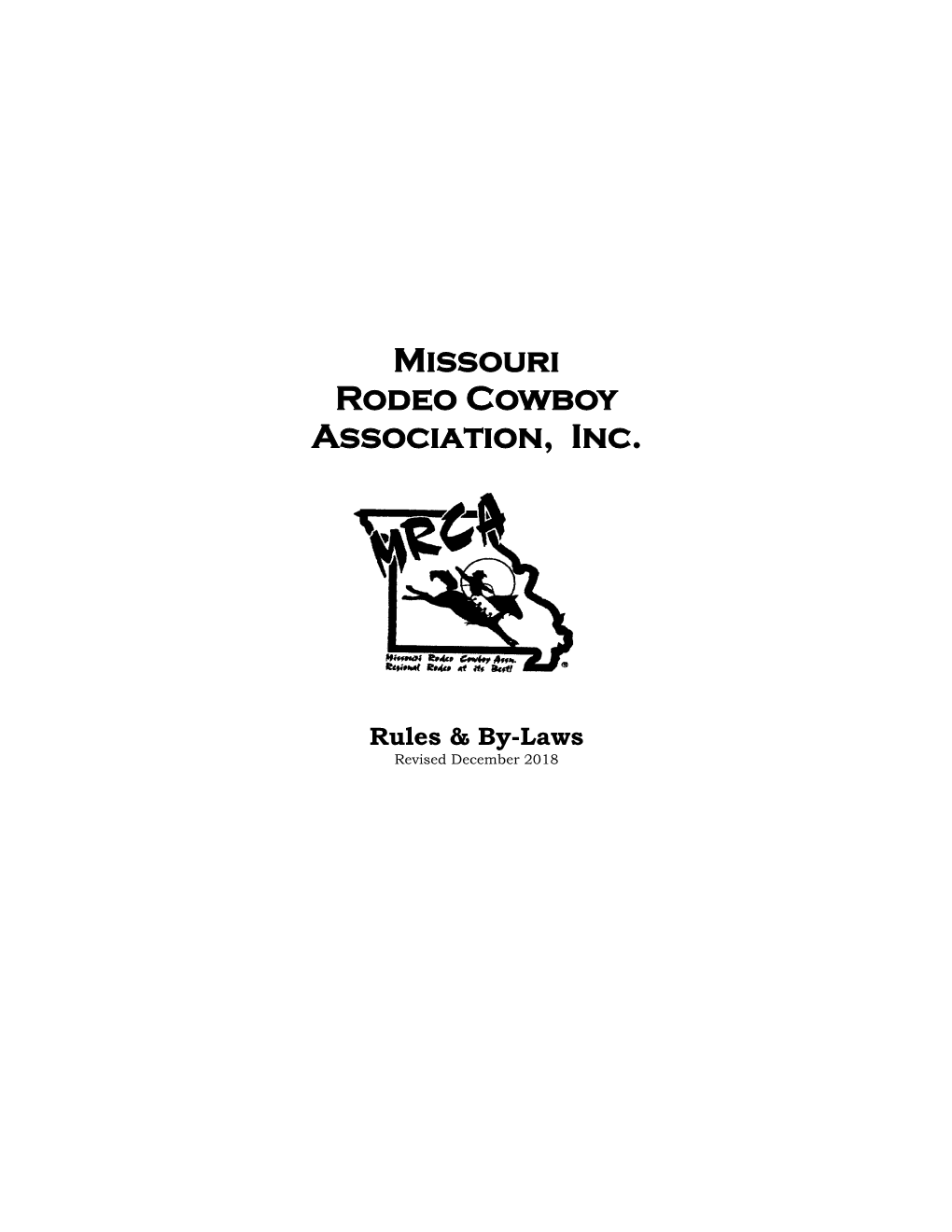 Missouri Rodeo Cowboy Association, Inc
