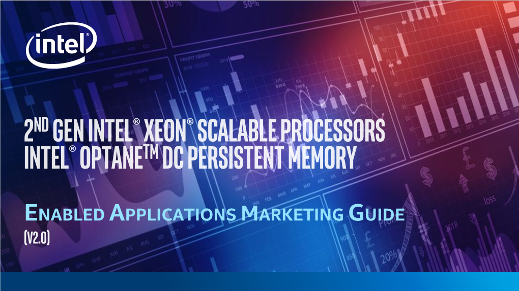 2Nd Gen Intel® Xeon® Scalable Processors Intel® Optane™ DC