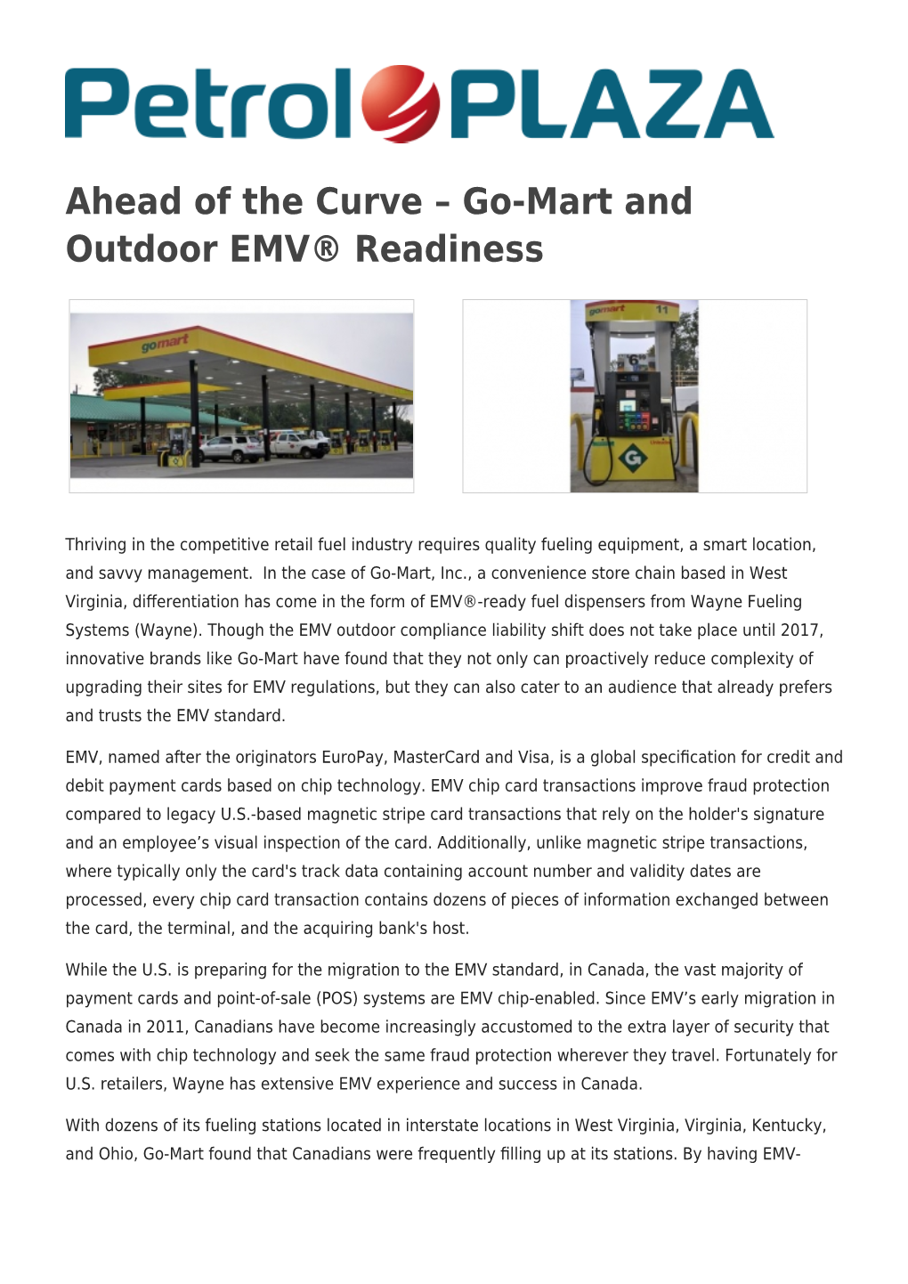 Ahead of the Curve – Go-Mart and Outdoor EMV® Readiness