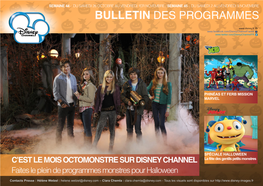 Bulletin Des Programmes