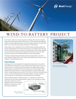 Wind-To-Battery Project