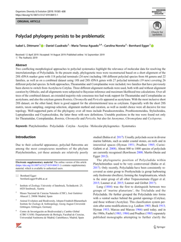 Polyclad Phylogeny Persists to Be Problematic