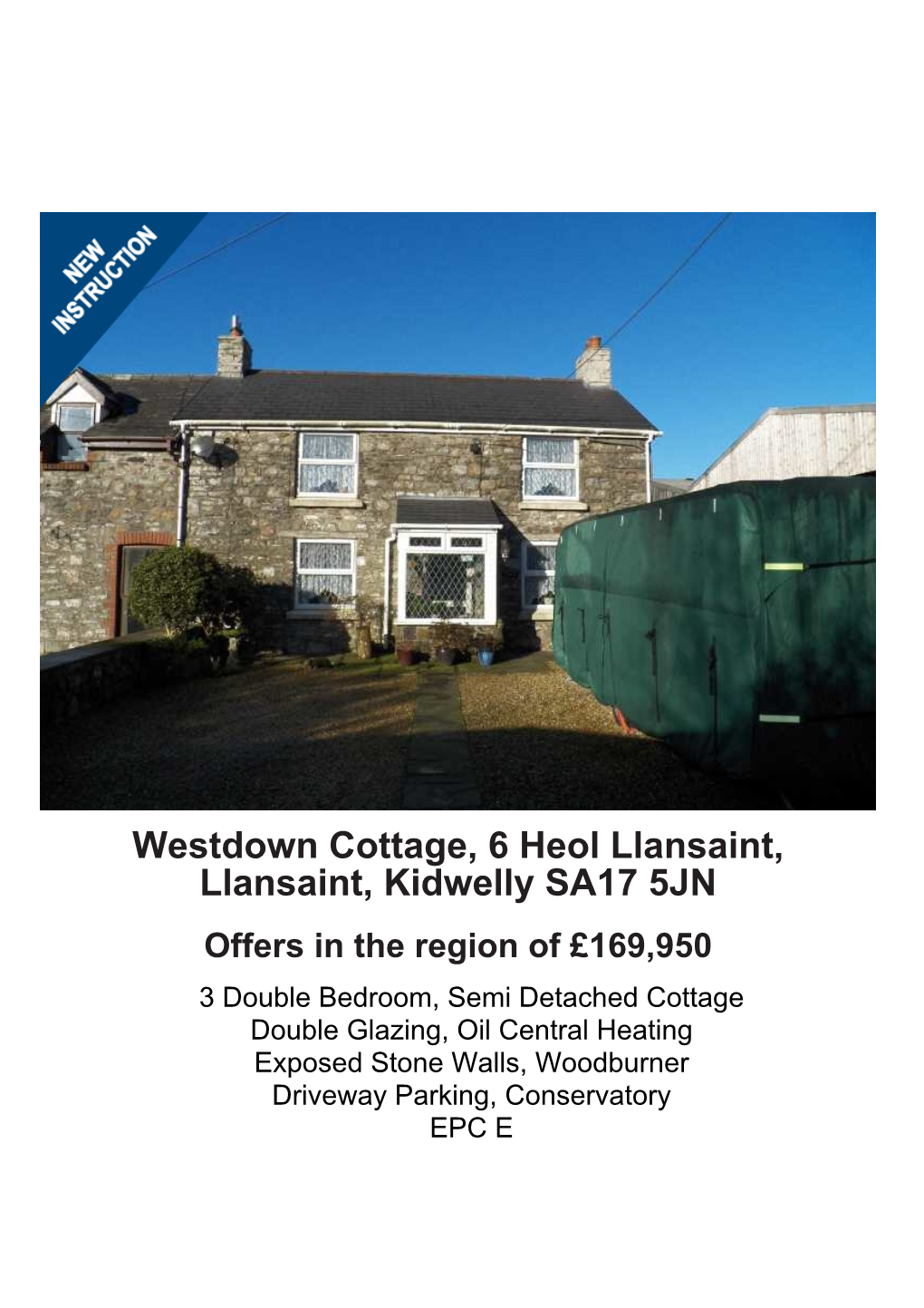 Westdown Cottage, 6 Heol Llansaint, Llansaint, Kidwelly SA17