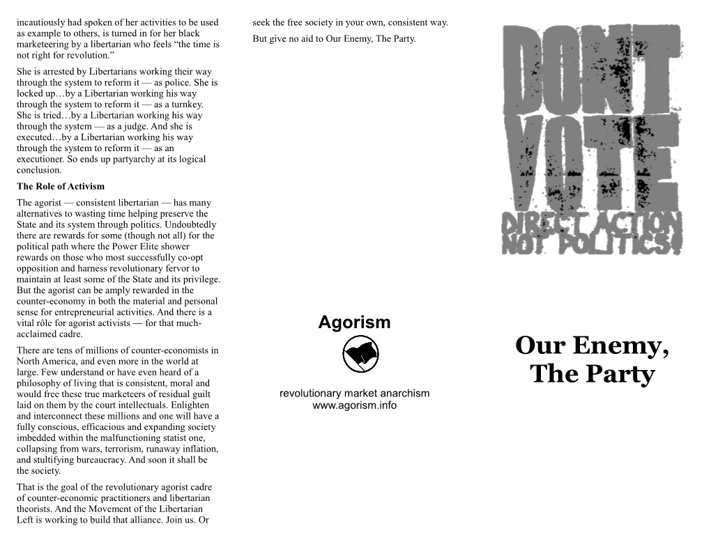 Our Enemy the Party.Pdf