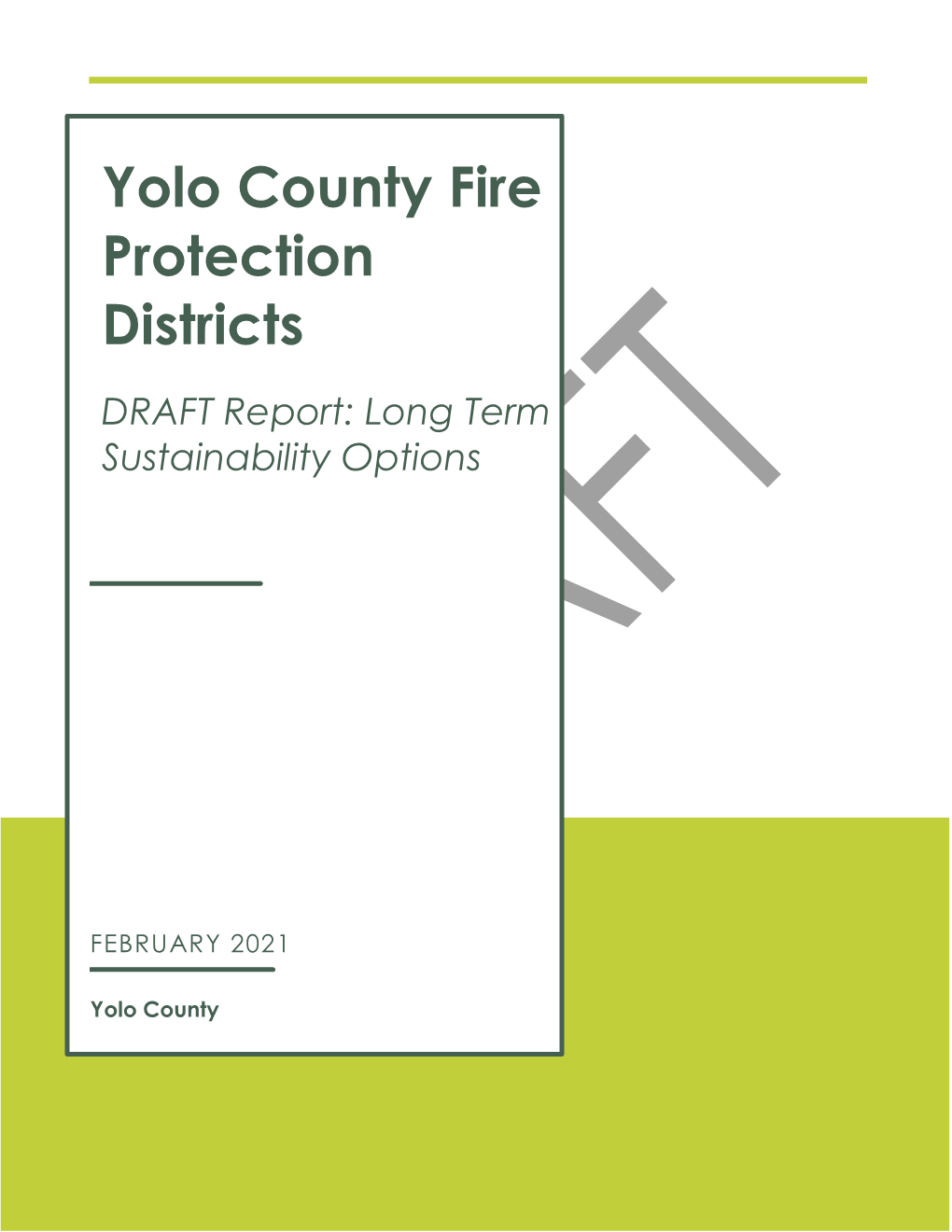 Yolo County Fire Protection Districts