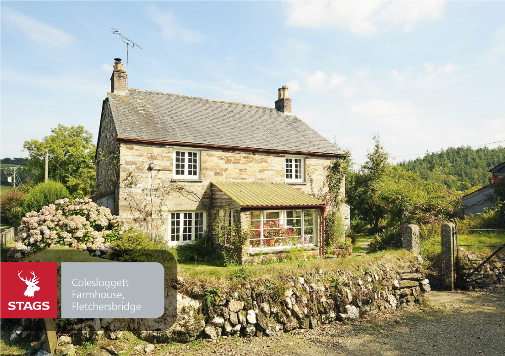 Colesloggett Farmhouse, Fletchersbridge Colesloggett Farmhouse, Fletchersbridge, Bodmin, PL30 4AT