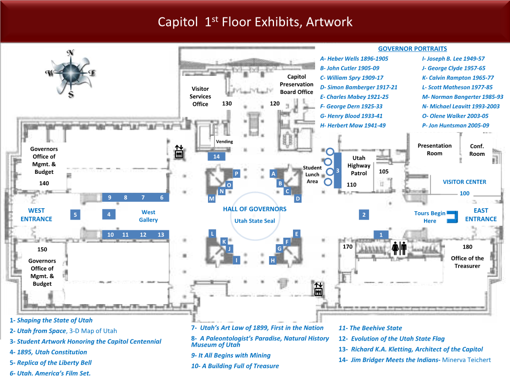 Capitol Artwork and Exhibits