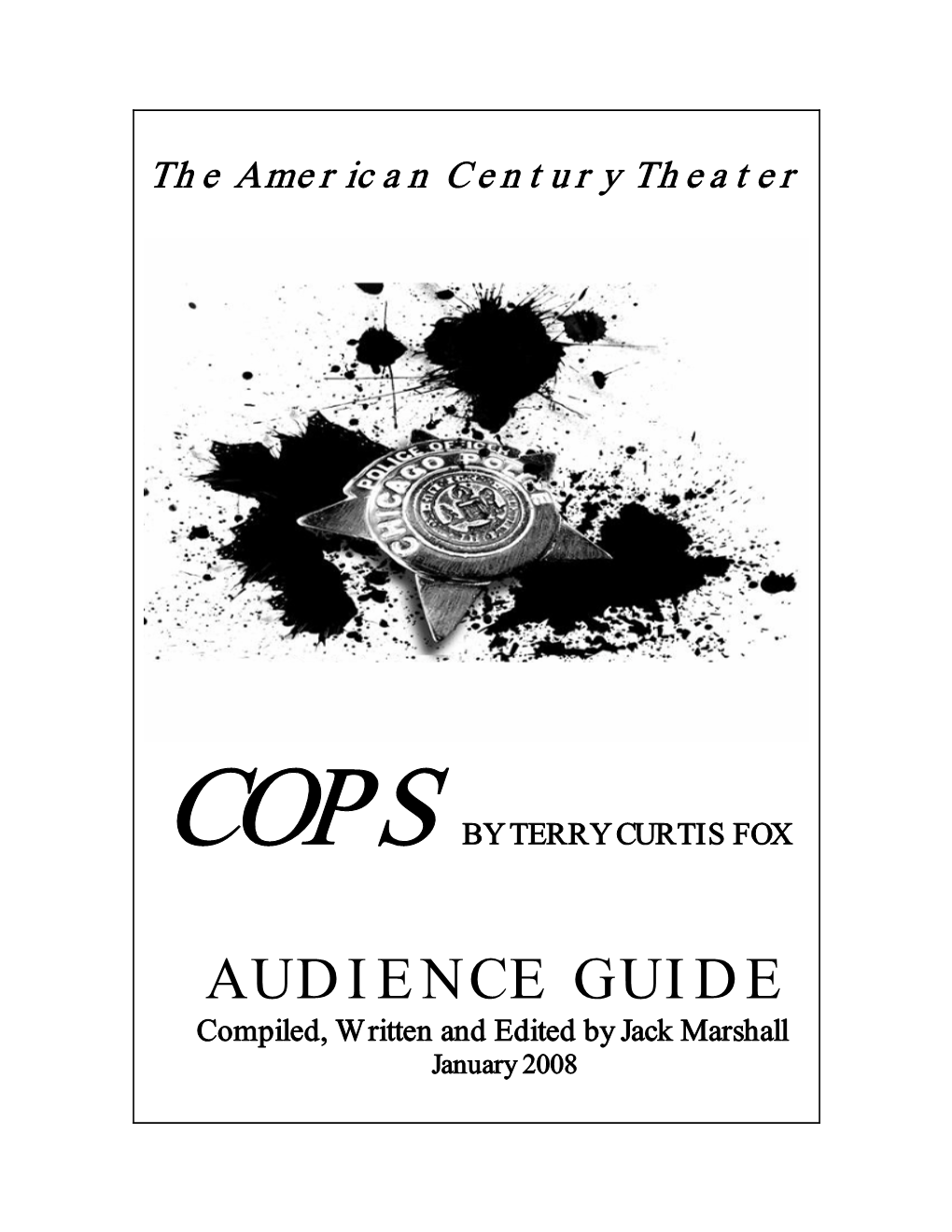 Cops by Terry Curtis Fox