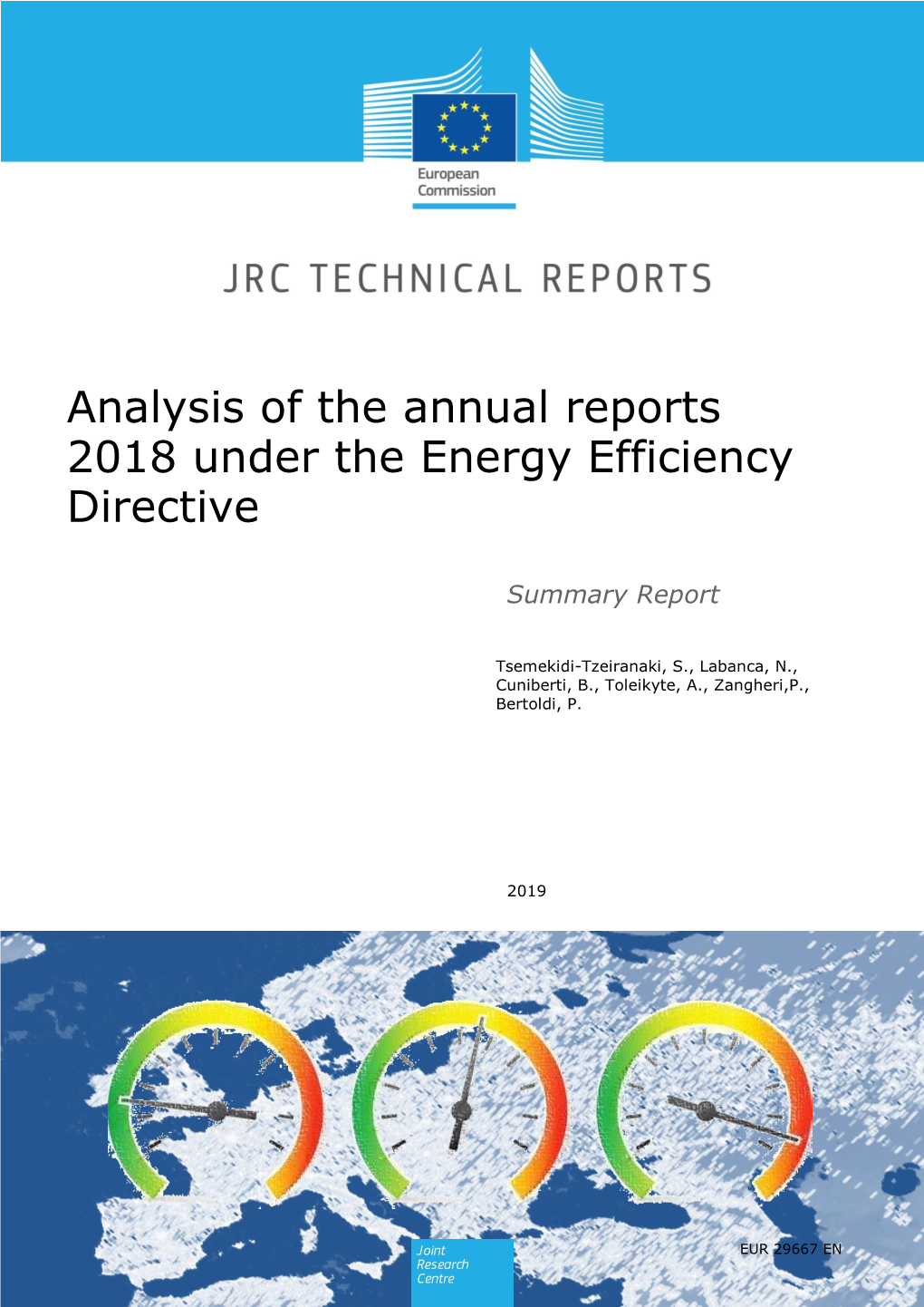 Analysis of the Annual Reports 2018 Under the Energy Efficiency Directive