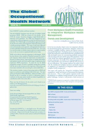 The Global Occupational Health Network ISSUE No