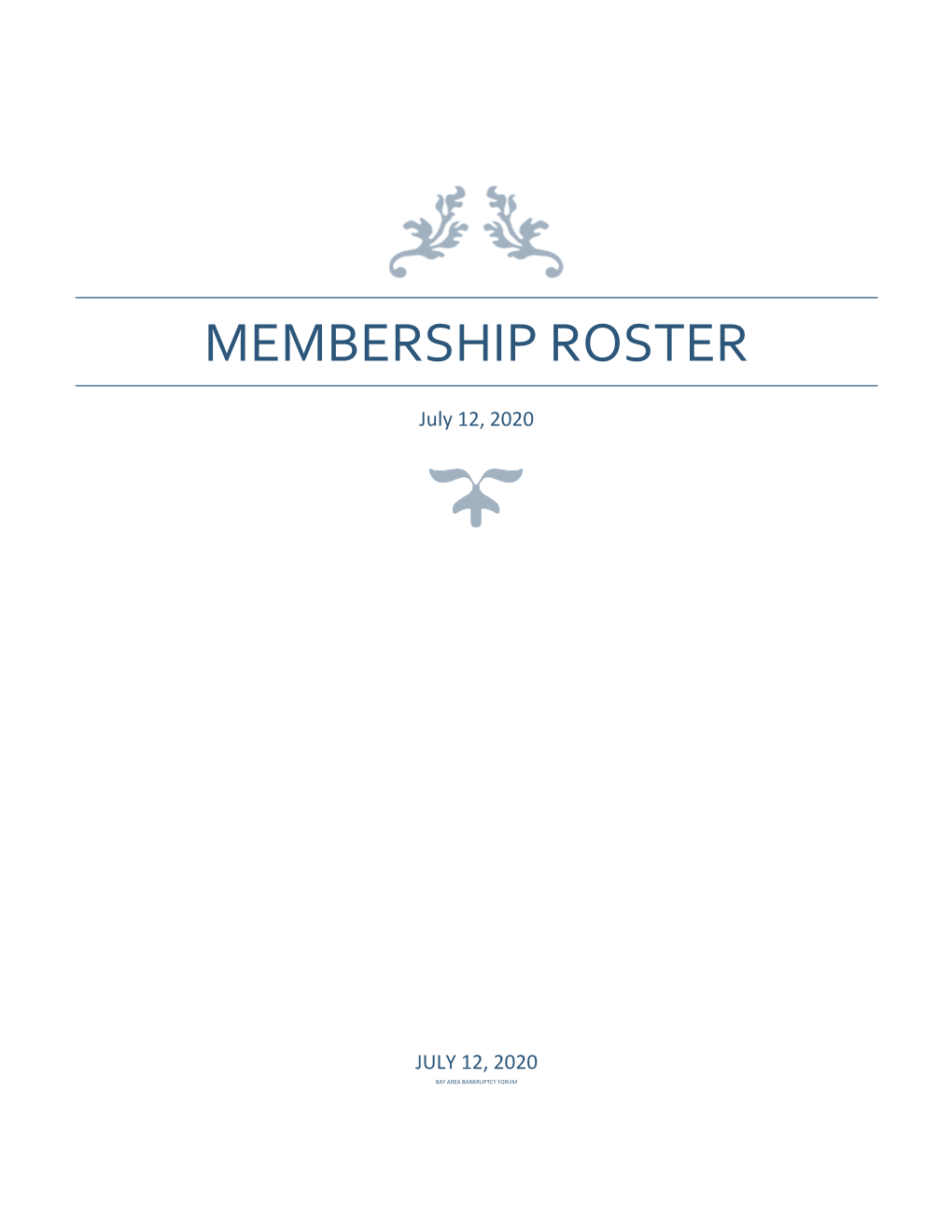 Membership Roster