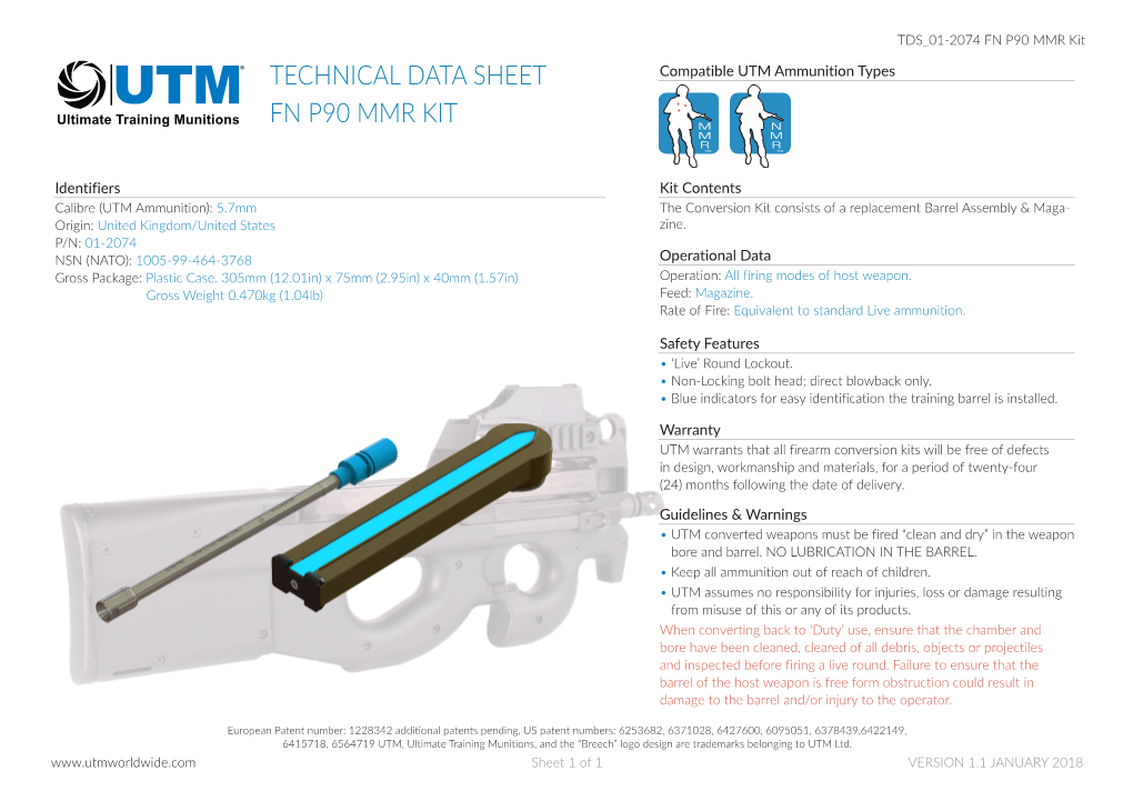 Technical Data Sheet Fn P90 Mmr