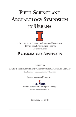 Fifth Science and Archaeology Symposium in Urbana