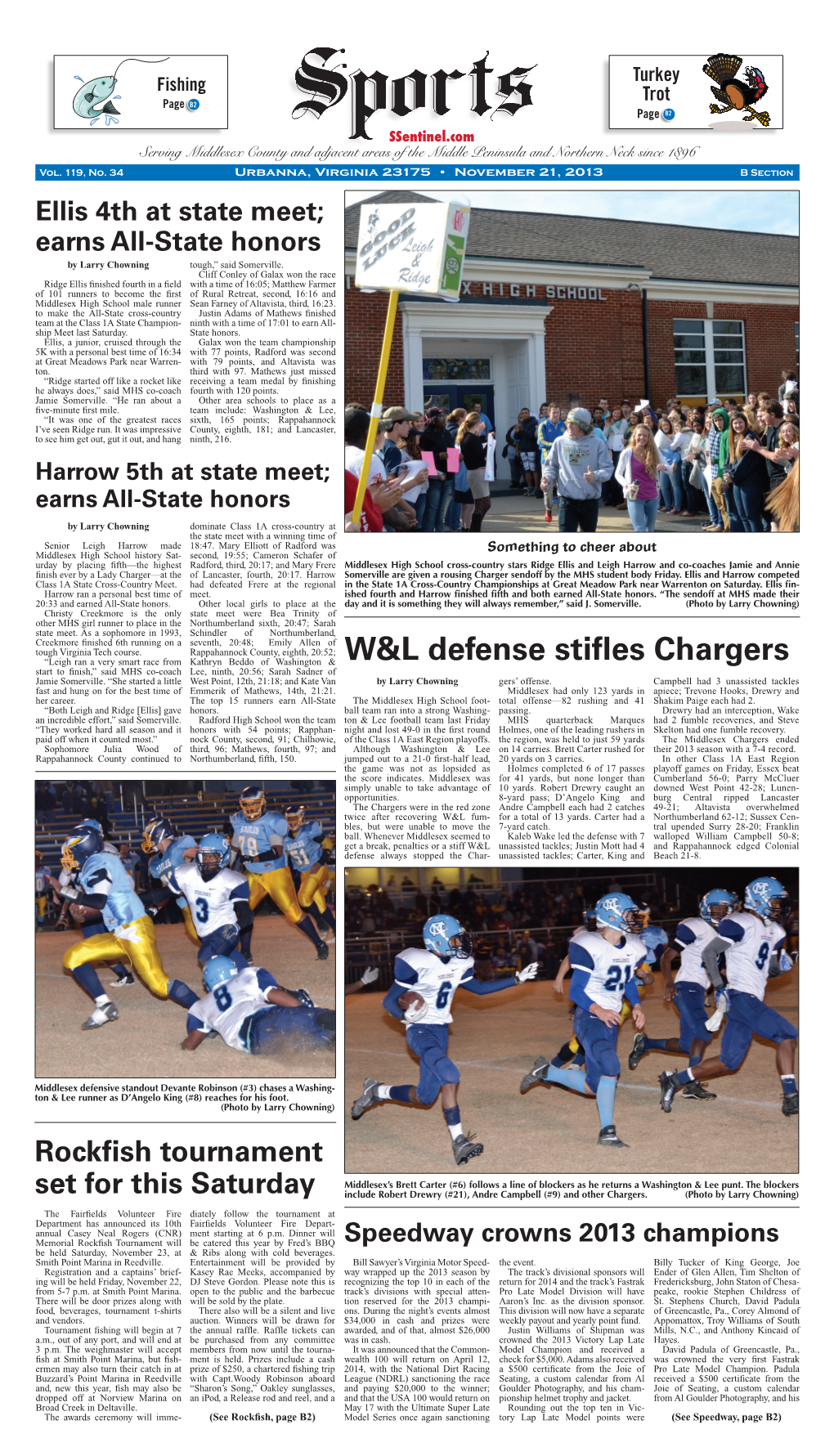 W&L Defense Stifles Chargers