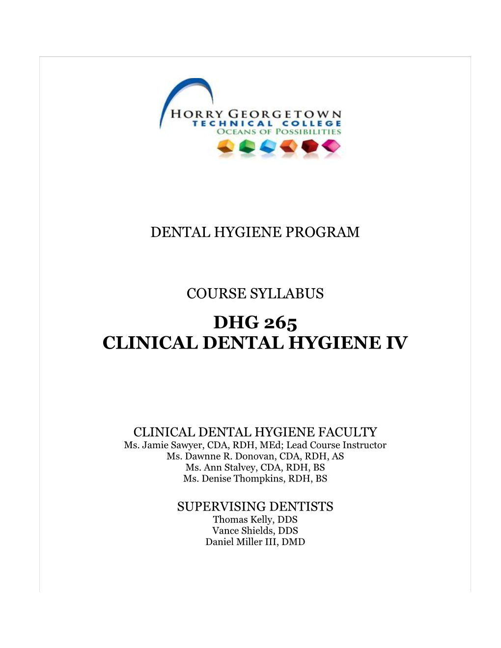 Dental Hygiene Program