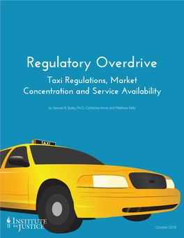 Regulatory Overdrive: Taxi Regulations, Market Concentration