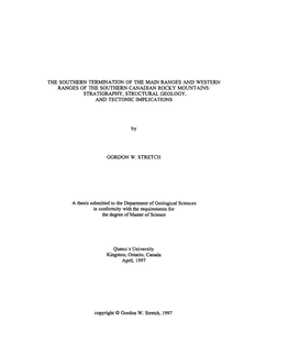 Stratigraphy, Structural Geology, and Tectonic Implications