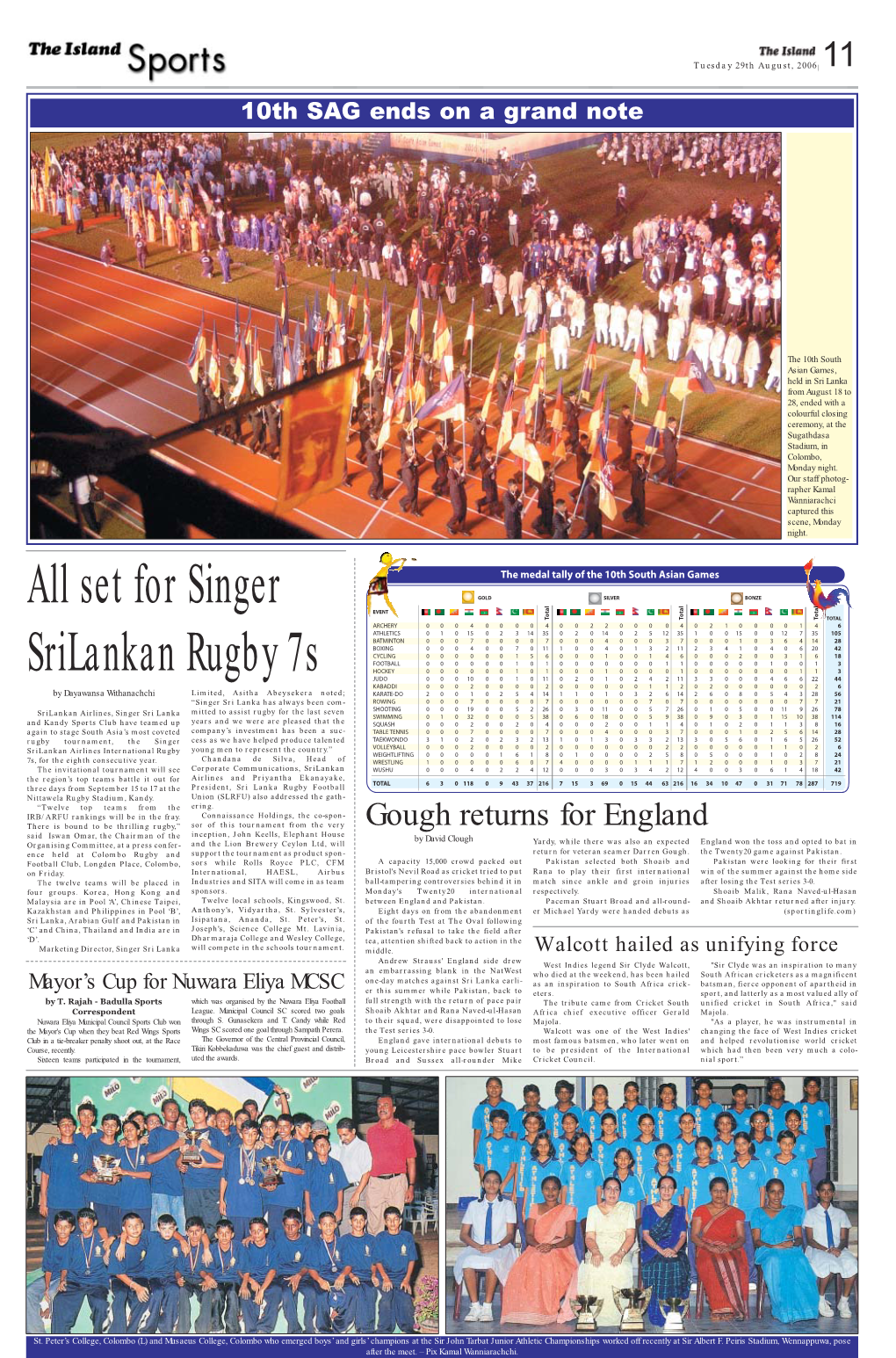 All Set for Singer Srilankan Rugby 7S