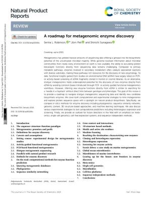 A Roadmap for Metagenomic Enzyme Discovery