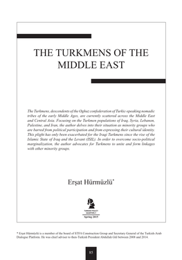 The Turkmens of the Middle East