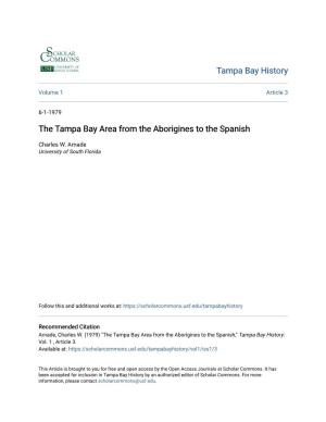 The Tampa Bay Area from the Aborigines to the Spanish