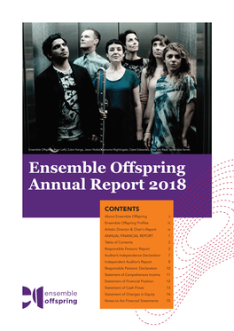 Ensemble Offspring Annual Report 2018