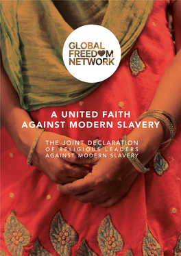 A United Faith Against Modern Slavery