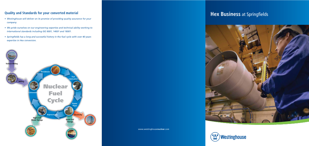 Nuclear Fuel Cycle