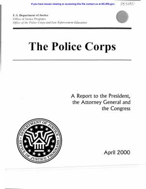 The Police Corps and Law Enforcement Education