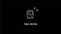 Final Final Review