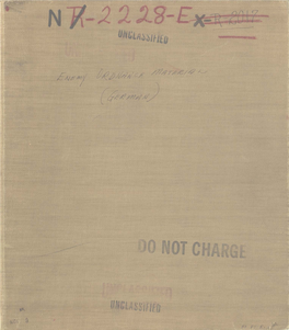 Catalog of Enemy Ordnance Material 1945