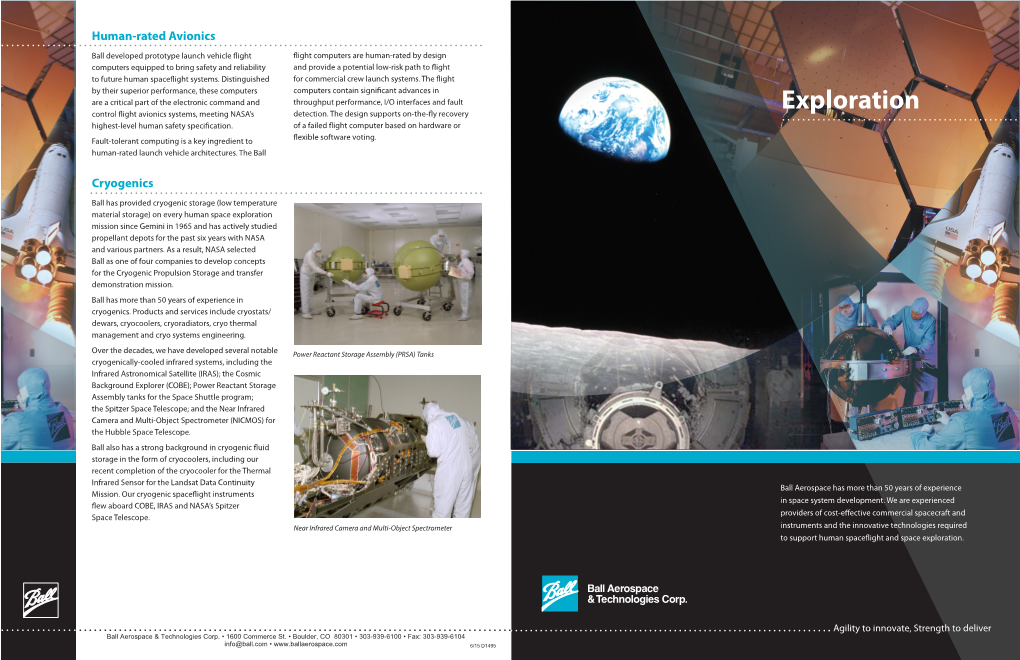 Space Exploration Mission Since Gemini in 1965 and Has Actively Studied Propellant Depots for the Past Six Years with NASA and Various Partners