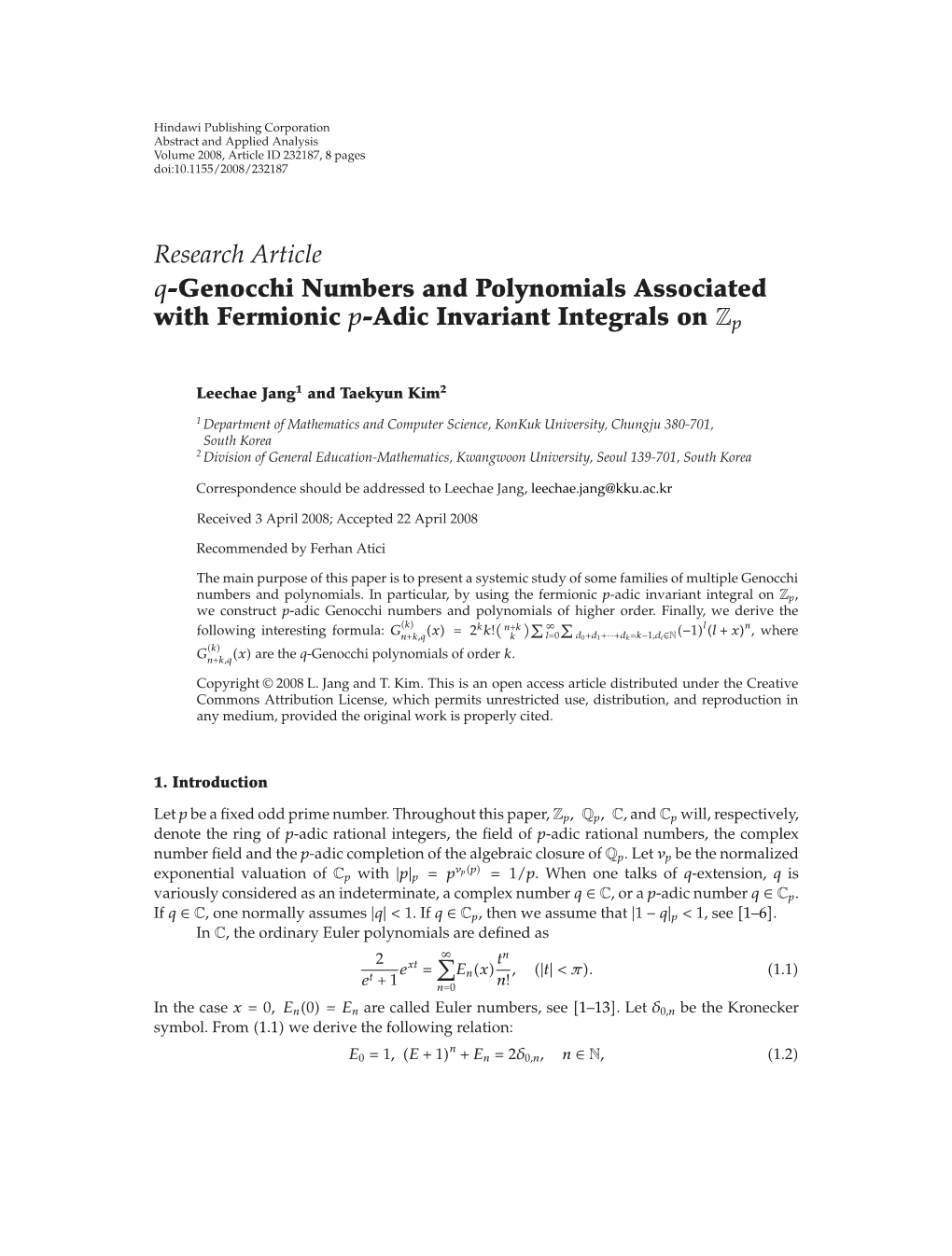 Q-Genocchi Numbers and Polynomials Associated with Fermionic P-Adic Invariant Integrals on Zp