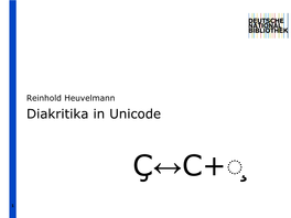 Diakritika in Unicode