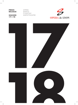 Press Release Season 17—18 Opera