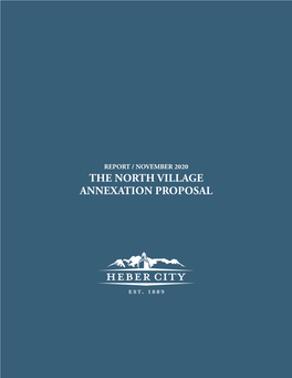 The North Village Annexation Proposal Table of Contents