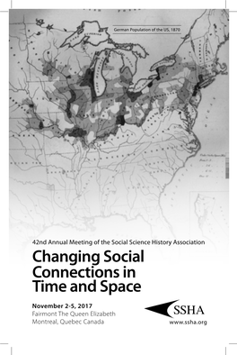 Changing Social Connections in Time and Space