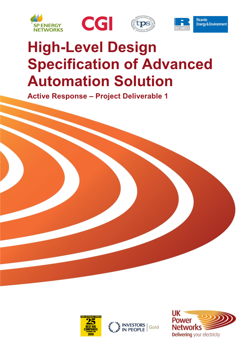 Active Response Project Deliverable 1 Report