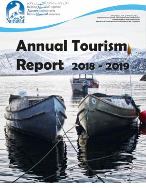 2018-2019 Tourism Annual Report