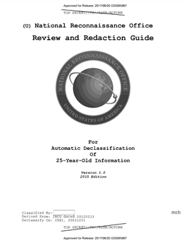 NRO Review and Redaction Guide