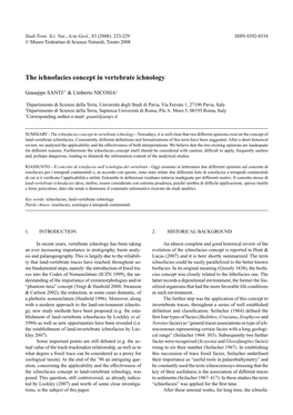 The Ichnofacies Concept in Vertebrate Ichnology