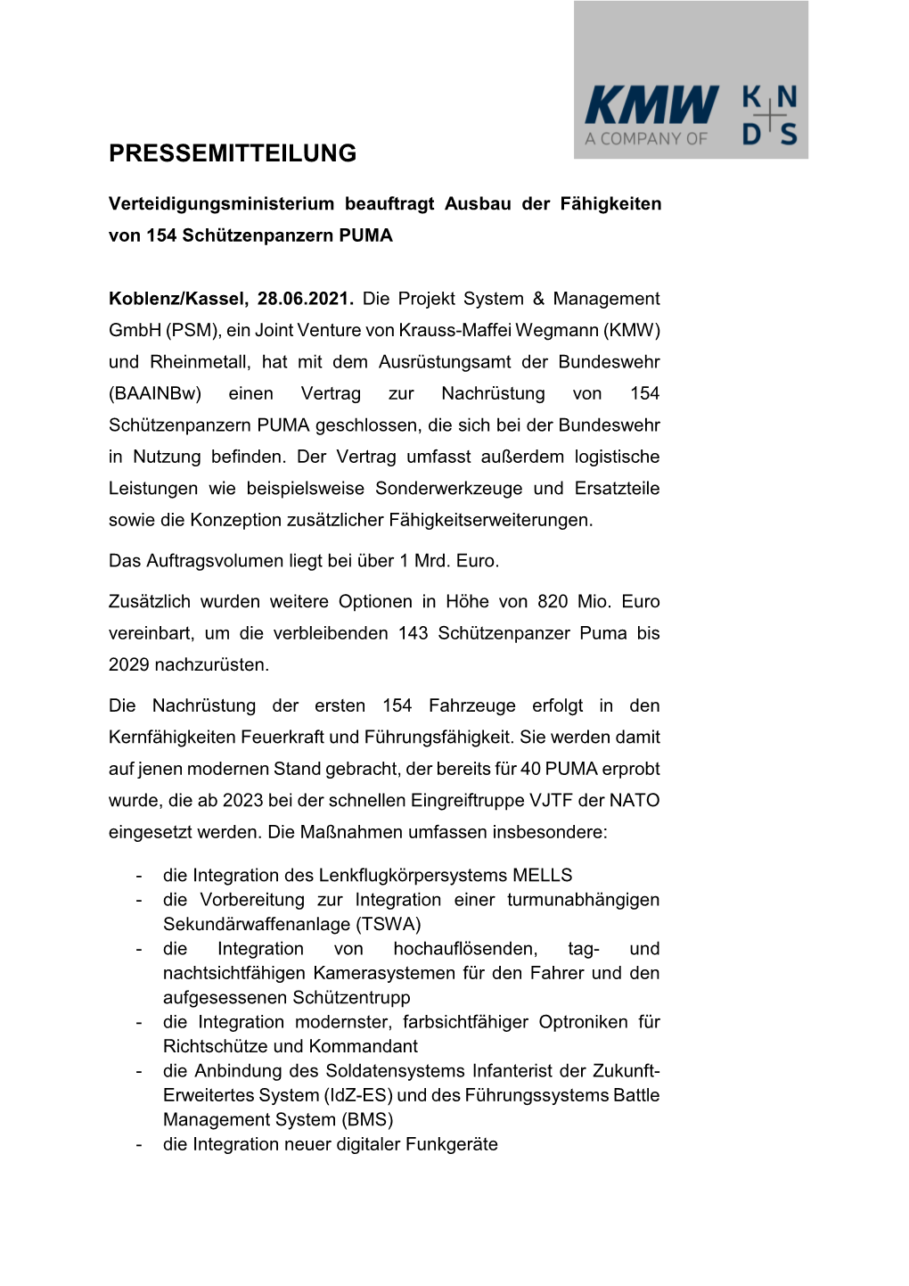 Pressemitteilung