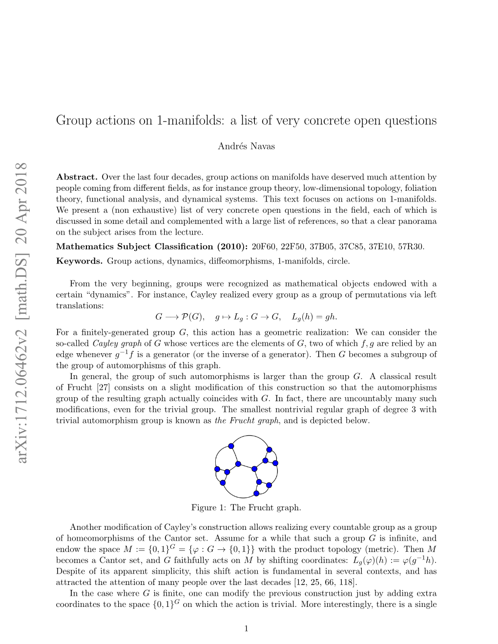 Group Actions on 1-Manifolds: a List of Very Concrete Open Questions